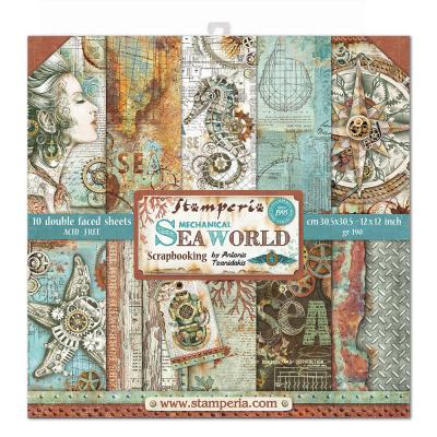 Stamperia Sea World Designpapier - Paper Pack